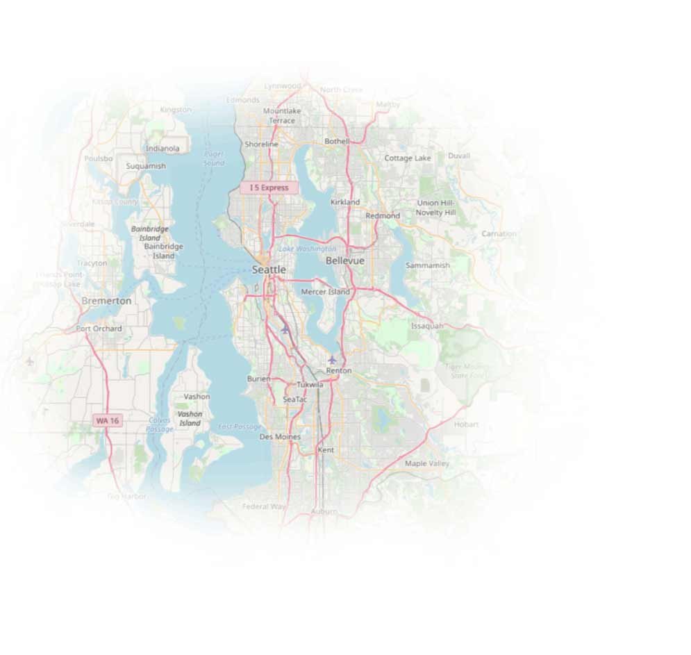 faded map image of Seattle